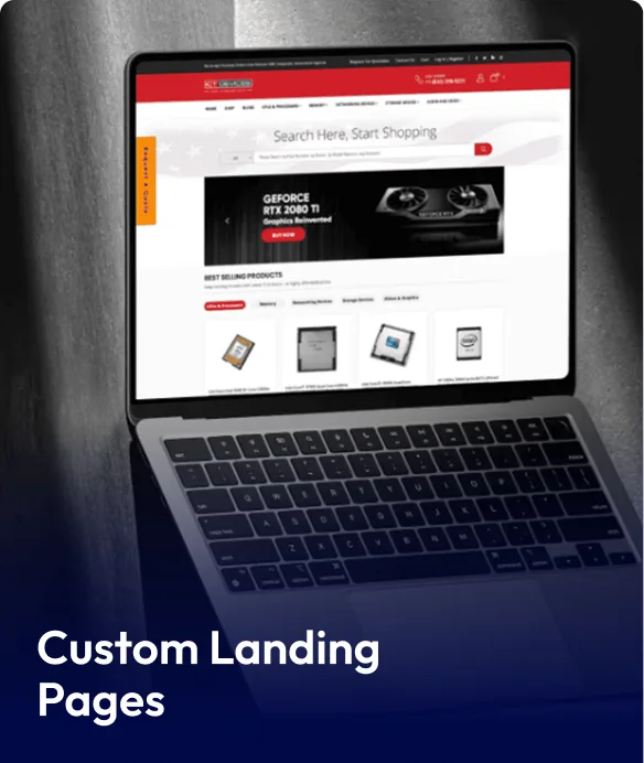 Custom Landing Page Design for Your Business